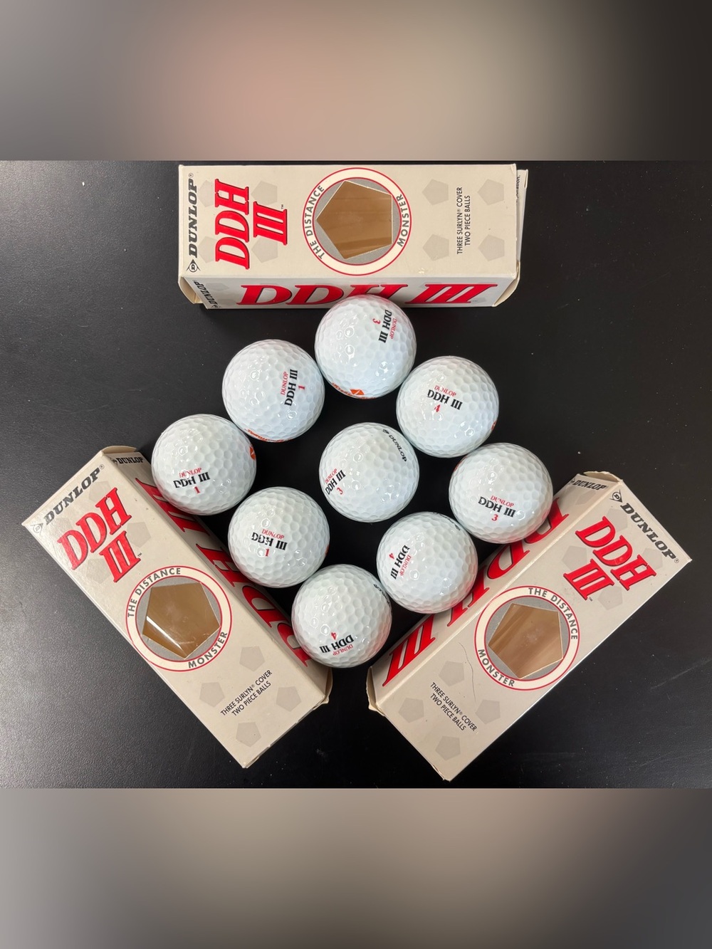 Vintage Dunlop DDH III Golf Balls – The Distance Monster!